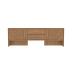 Emery Chevron Engineered Wood TV Unit — view 2