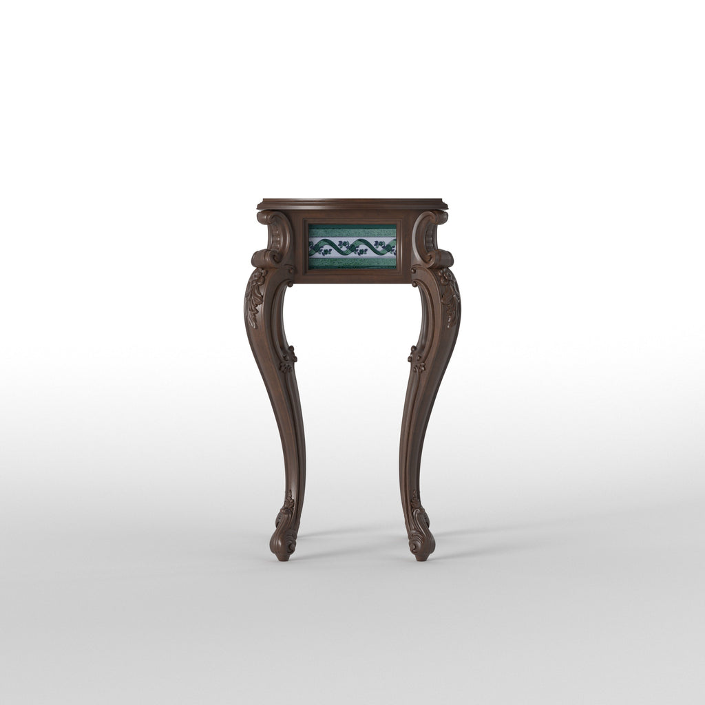 Calla Inlay Tiled Side Table — view 2