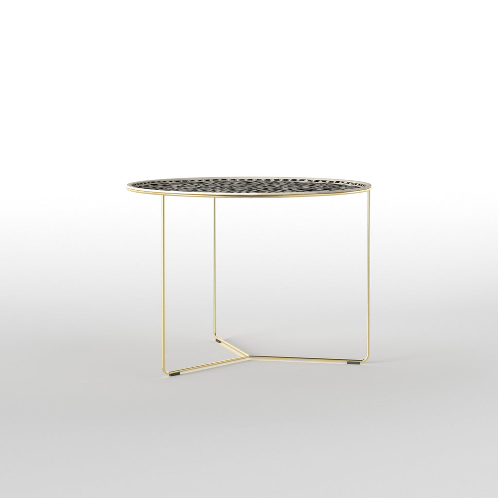Cora Floral Metal Coffee Table — view 2