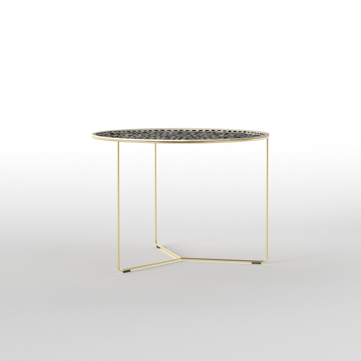 Cora Floral Metal Coffee Table — view 2