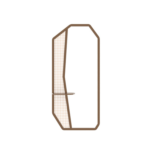 Arden Octagonal Panelled Metal Wall Mirror — view 2