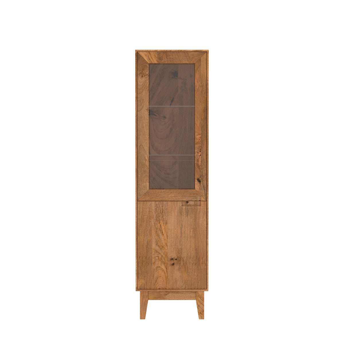 Dalia Glass Panel Storage Cabinet — view 8