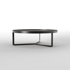 Arlo Geometric Round Metal Coffee Table — view 2