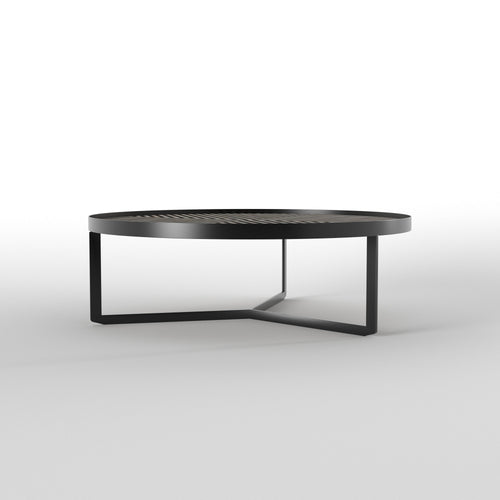 Arlo Geometric Round Metal Coffee Table — view 2