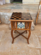 Leona Chessboard Side Table — view 4