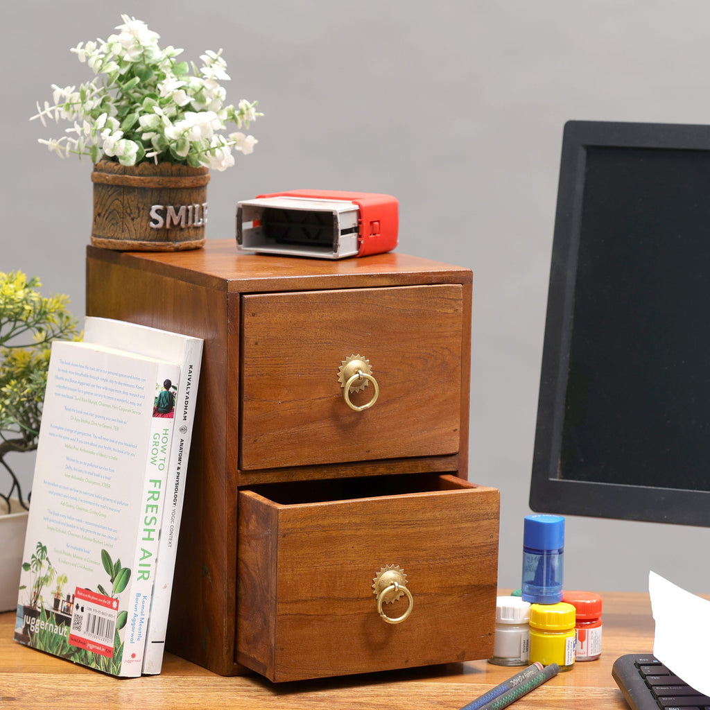 Remi Solid Wood 2 Drawer Mini Chest - Small - product image 1