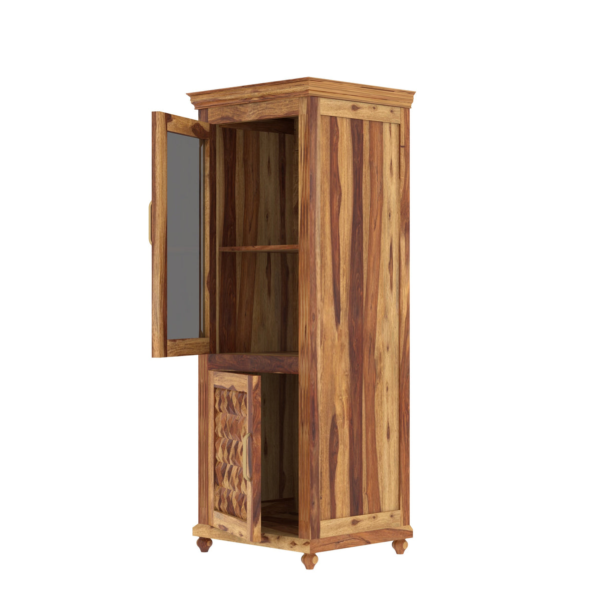 Helena Solid Wood Storage Cabinet — view 2