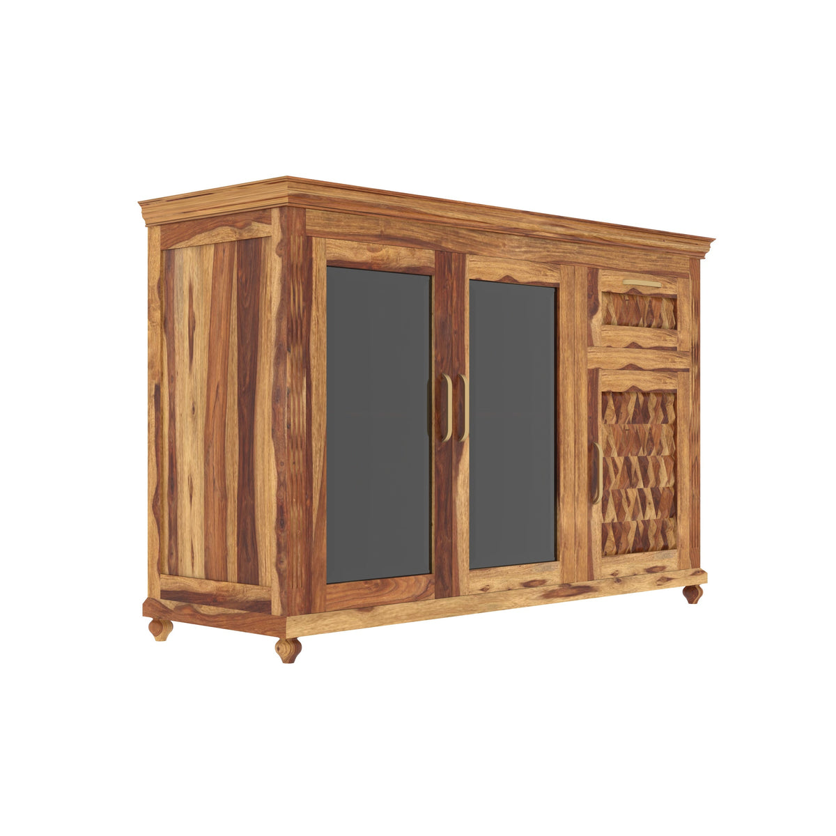 Hazel Solid Wood Storage Cabinet — view 3