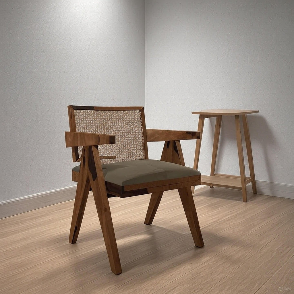 Elise Solid Wood Armchair — view 2