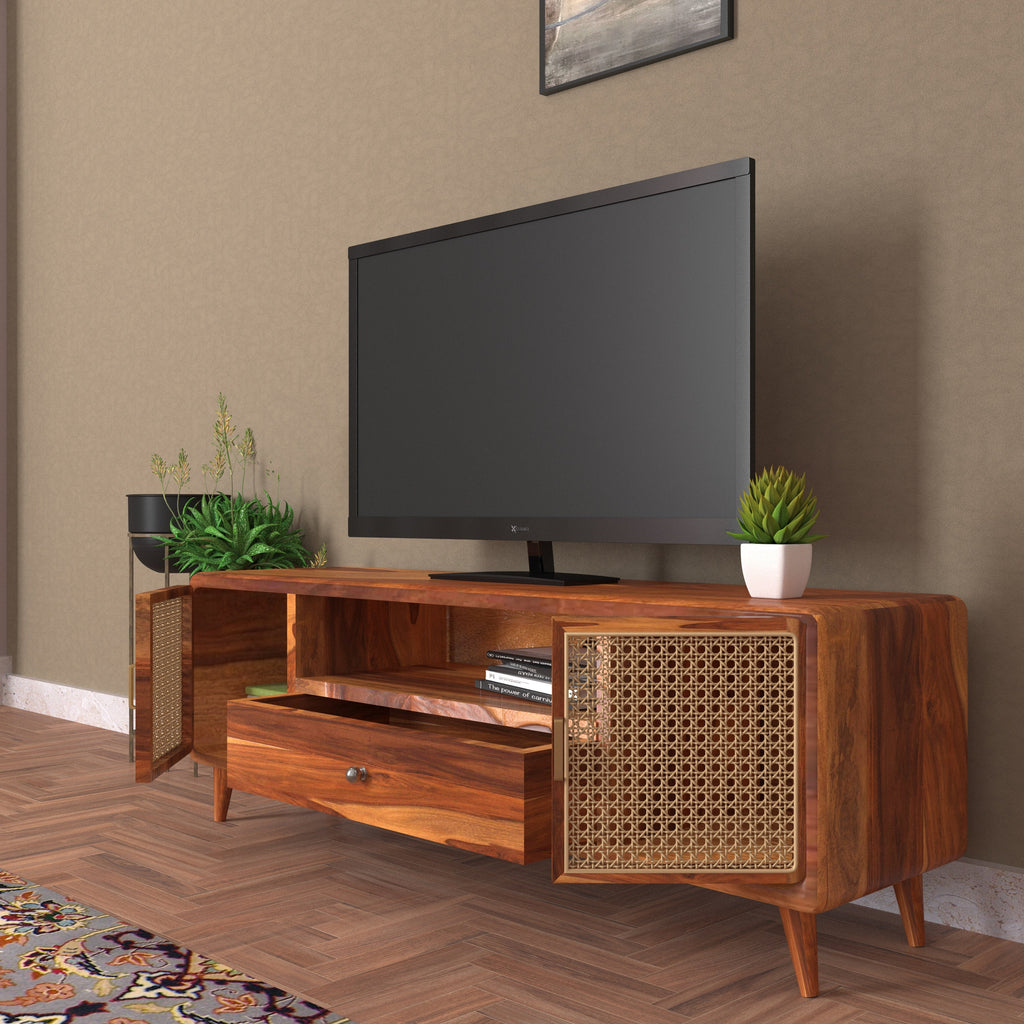 Saffron Cane TV Unit — view 1