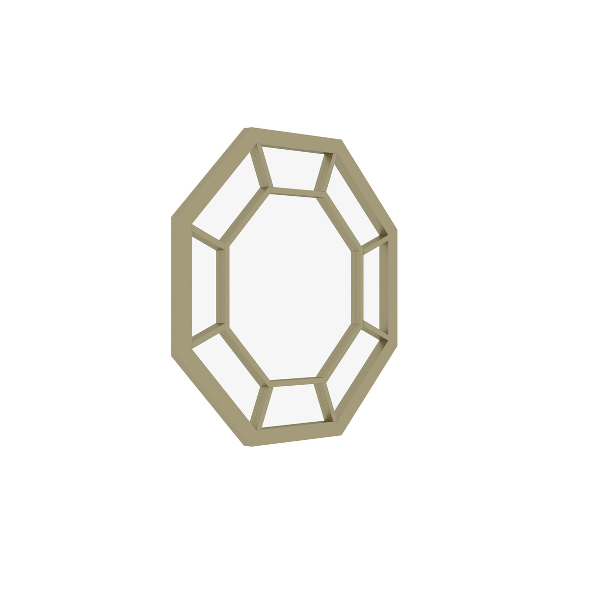 Arlo Geometric Octagonal Metal Wall Mirror — view 3