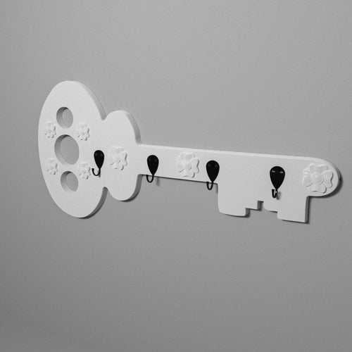 Aveline Engineered Wood 3-Hook Wall Rack — view 1