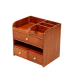 Cassian Solid Wood Desktop Storage Organizer - Natural - product image 3