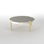 Calista Honeycomb Metal Coffee Table — view 3