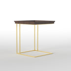 Elodie Geometric Metal Side Table — view 3