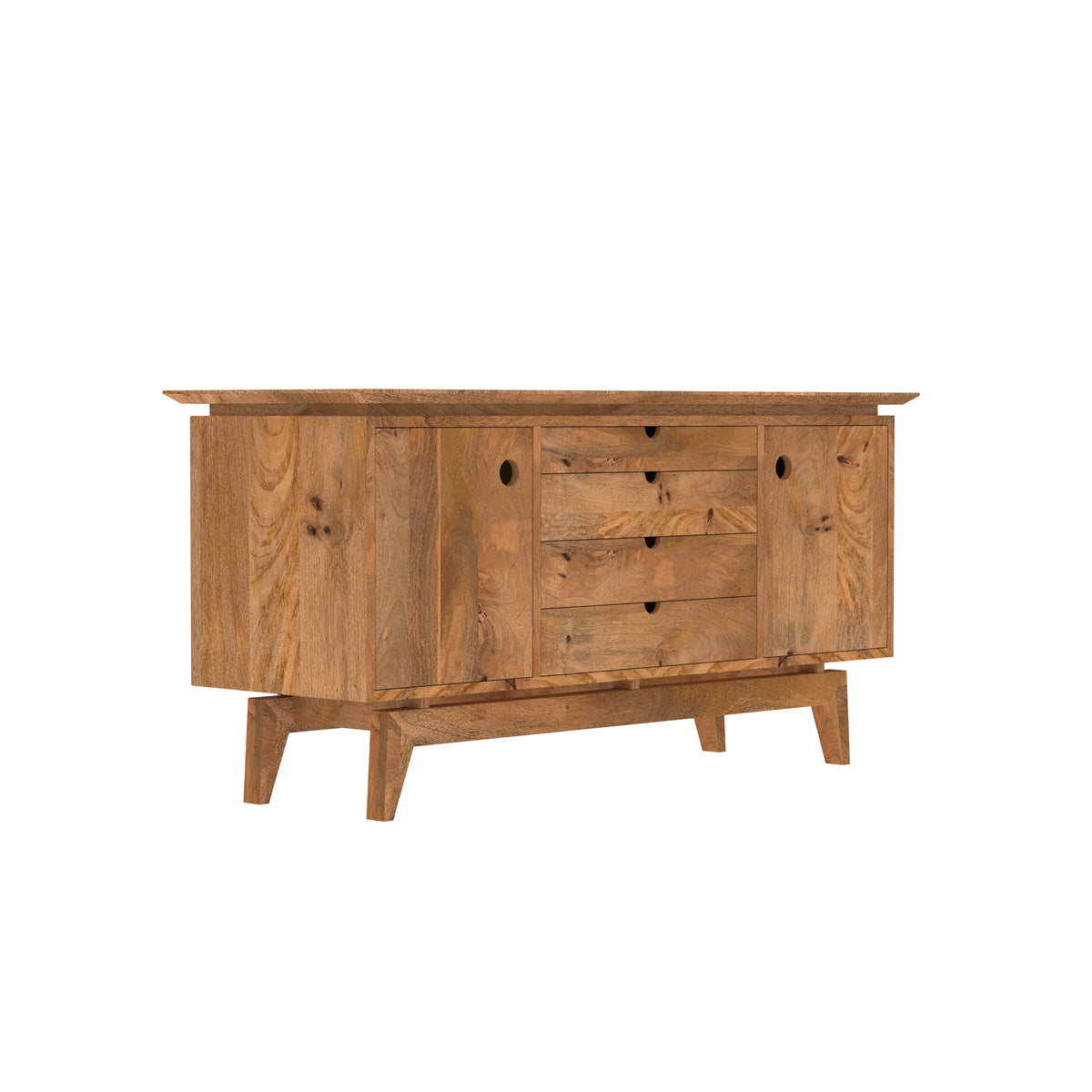 Liora Solid Wood TV Unit — view 5