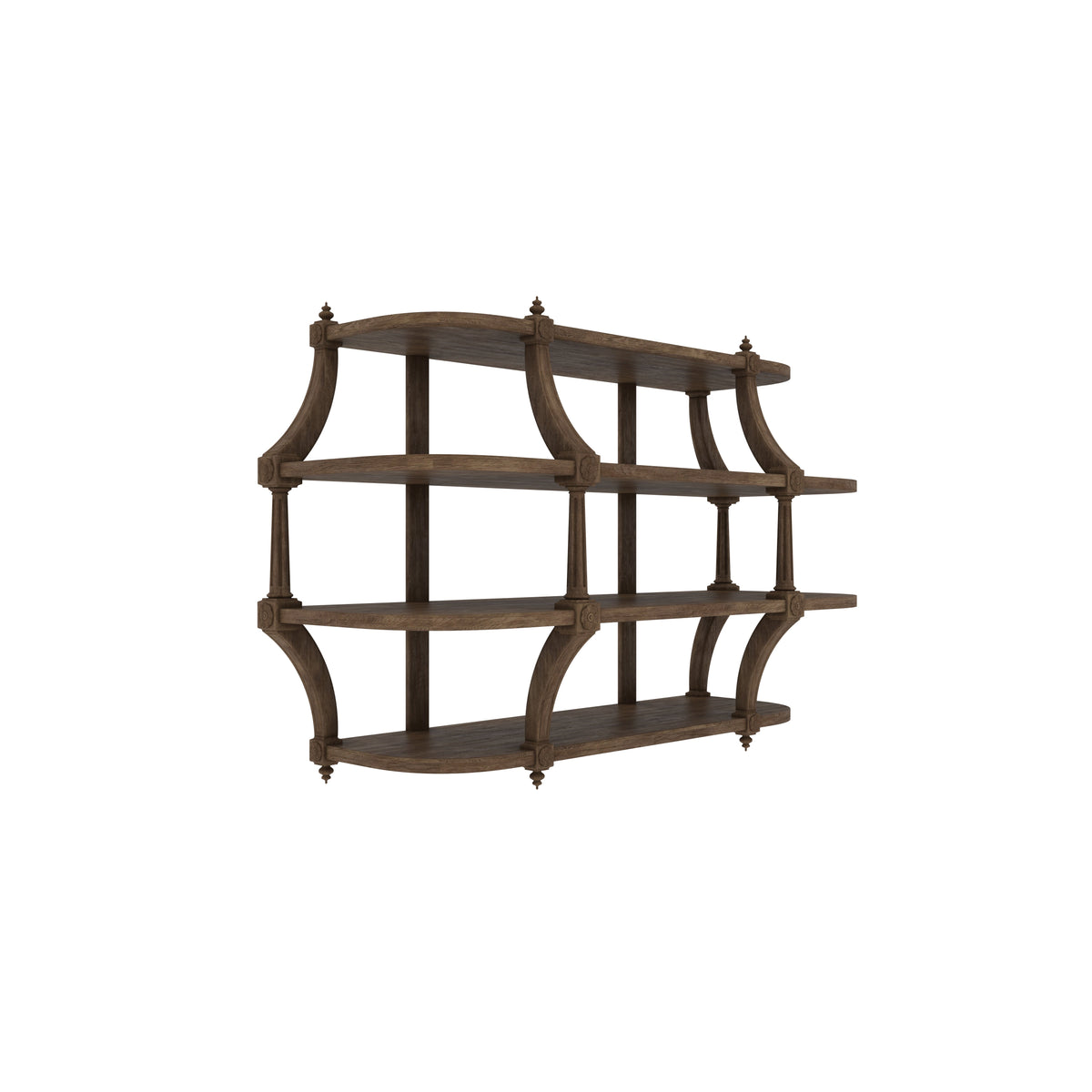 Orla Curved Vintage Wall Shelf — view 4