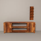 Thea Solid Wood TV Unit — view 2
