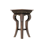 Isola Carved Side Table — view 3