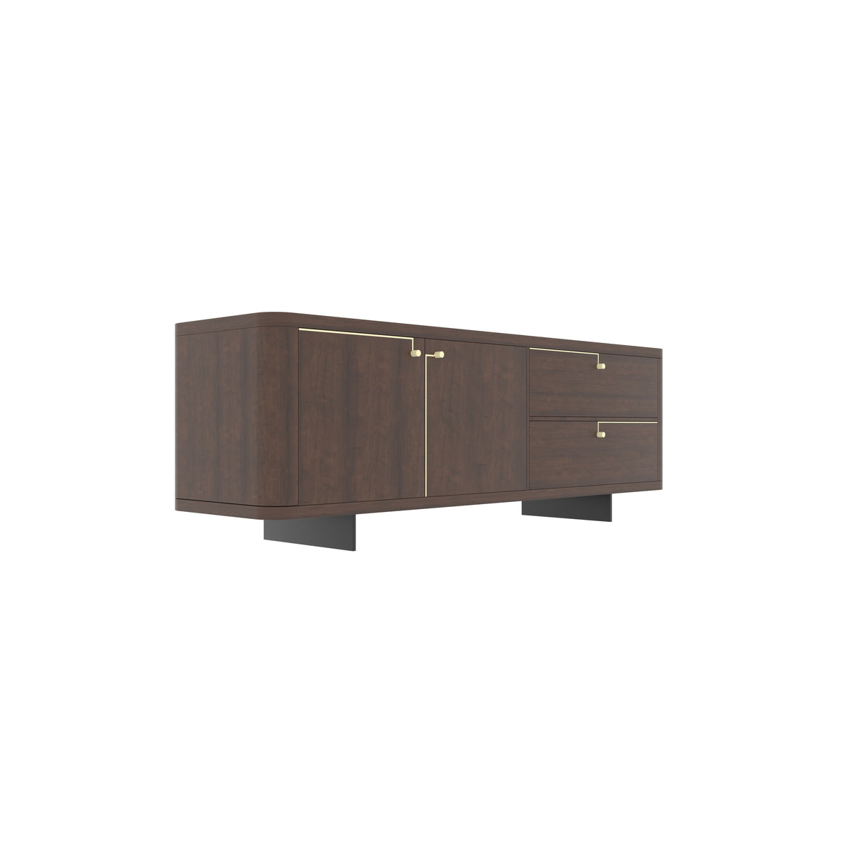 Giselle Gold TV Unit — view 3