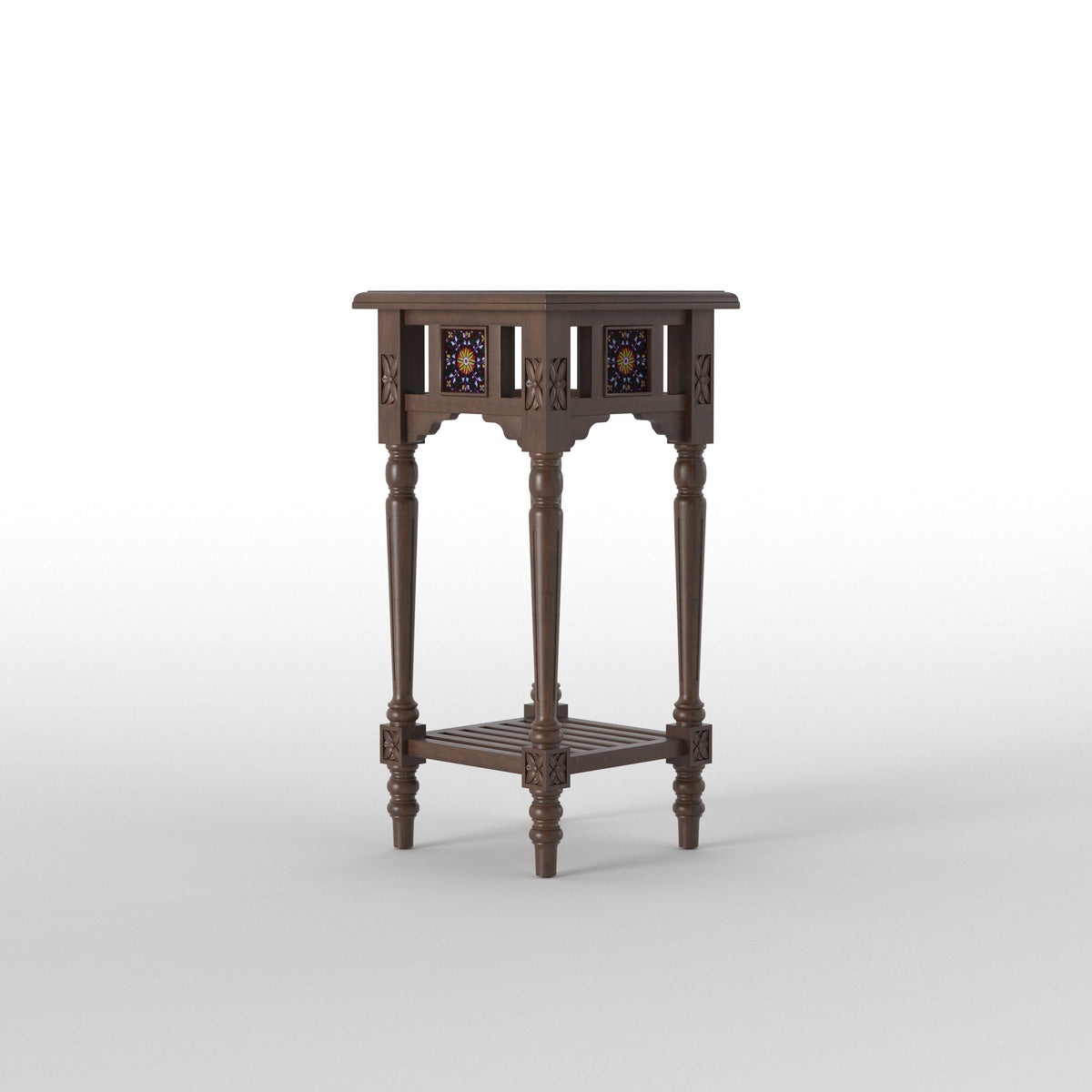 Arden Panelled Plant Stand — view 3