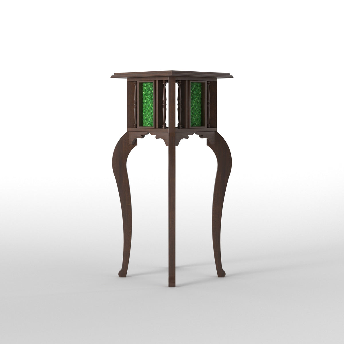 Briar Mosaic Pedestal Side Table — view 3
