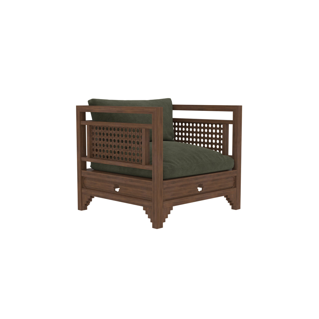 Capri Solid Wood Dining Set with Cane Chairs – product image 9