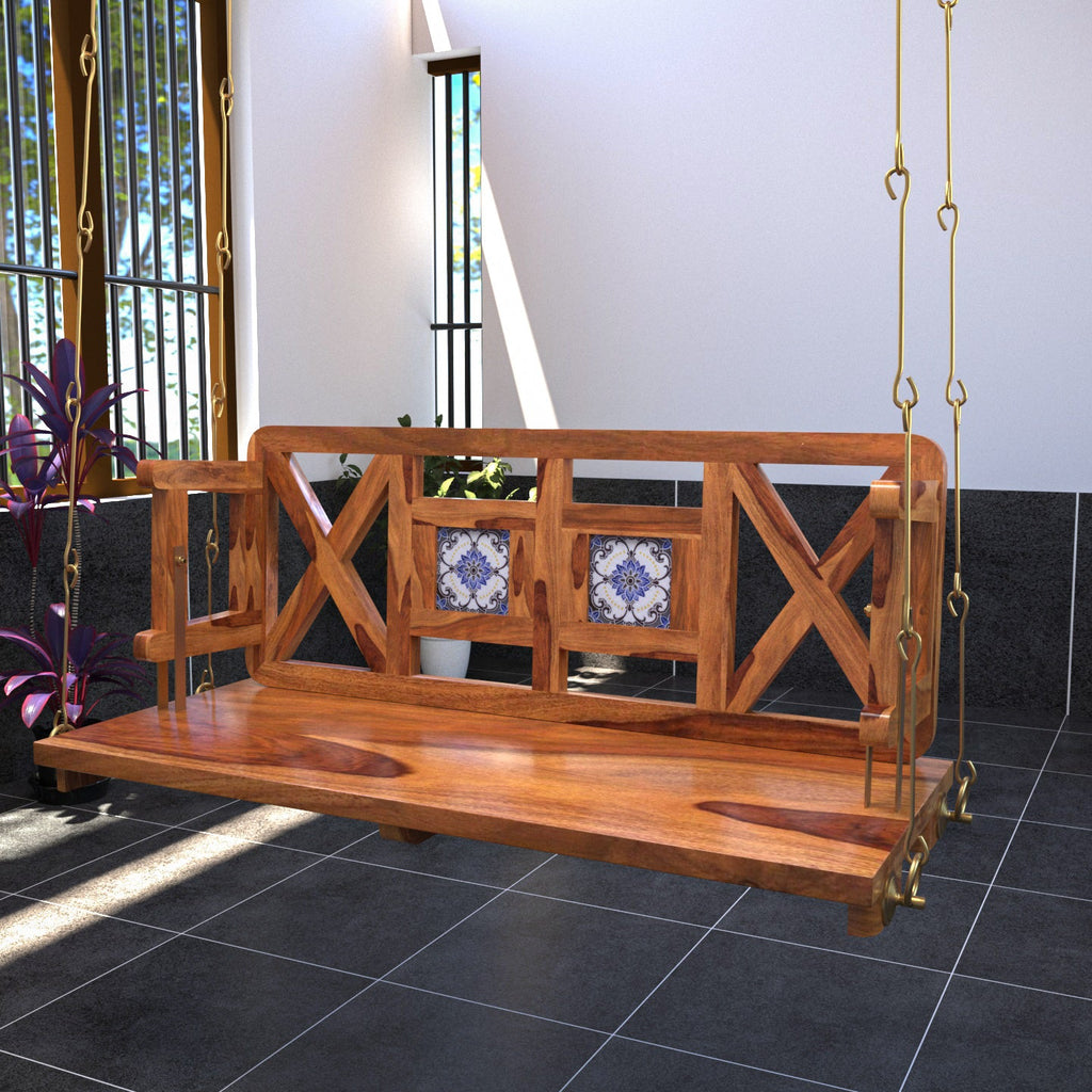 Rhea Tiled Hanging Swing — view 1
