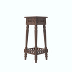 Aveline Carved Plant Stand — view 3