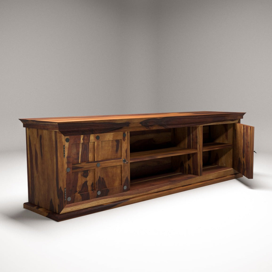 Vesper Solid Wood TV Unit — view 2