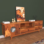 Romy Solid Wood TV Unit — view 2