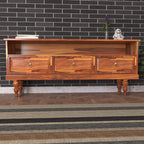 Renata Solid Wood TV Unit — view 1