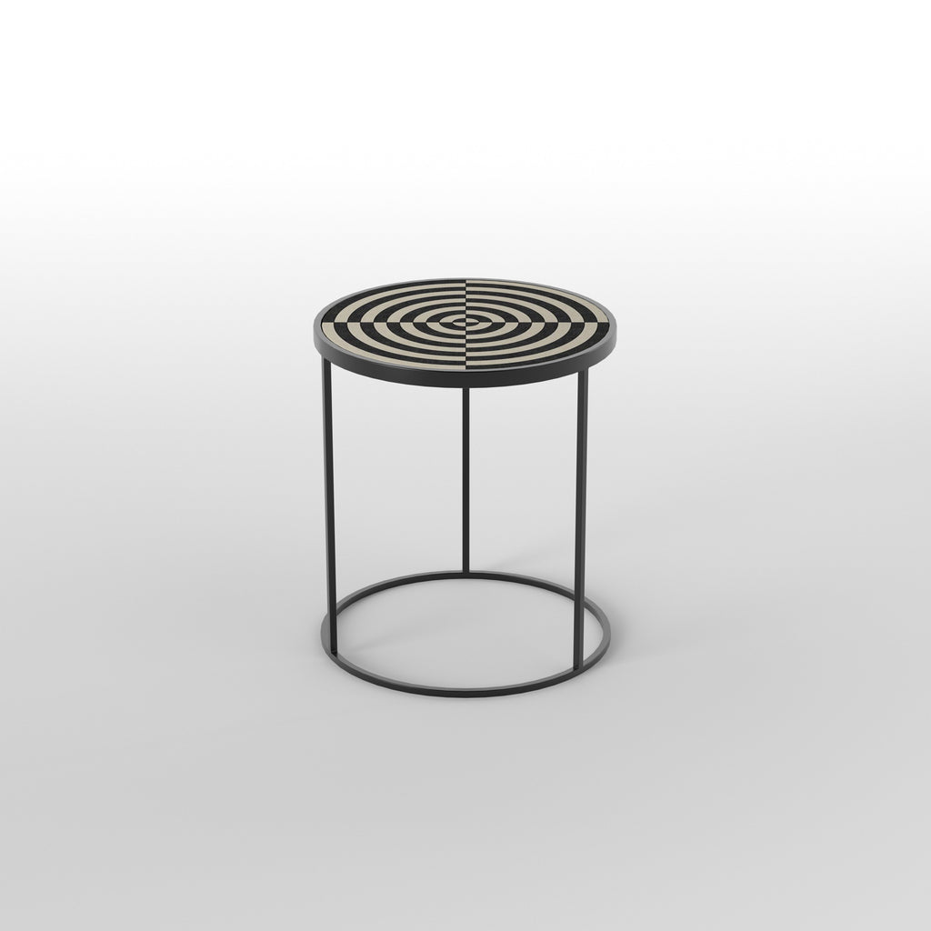 Estelle Geometric Metal Side Table — view 3