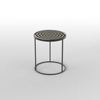 Estelle Geometric Metal Side Table — view 3