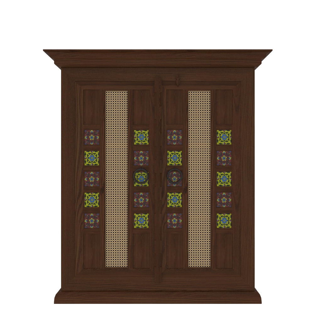 Faye Solid Wood Storage Cabinet — view 2
