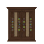 Faye Solid Wood Storage Cabinet — view 2