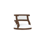 Bianco Marble Top Solid Wood Floor Dining Set – product image 5