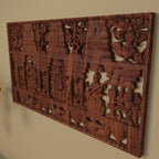 Juniper Carved Wall Panel — view 1