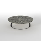 Aveline Sunburst Metal Coffee Table — view 3
