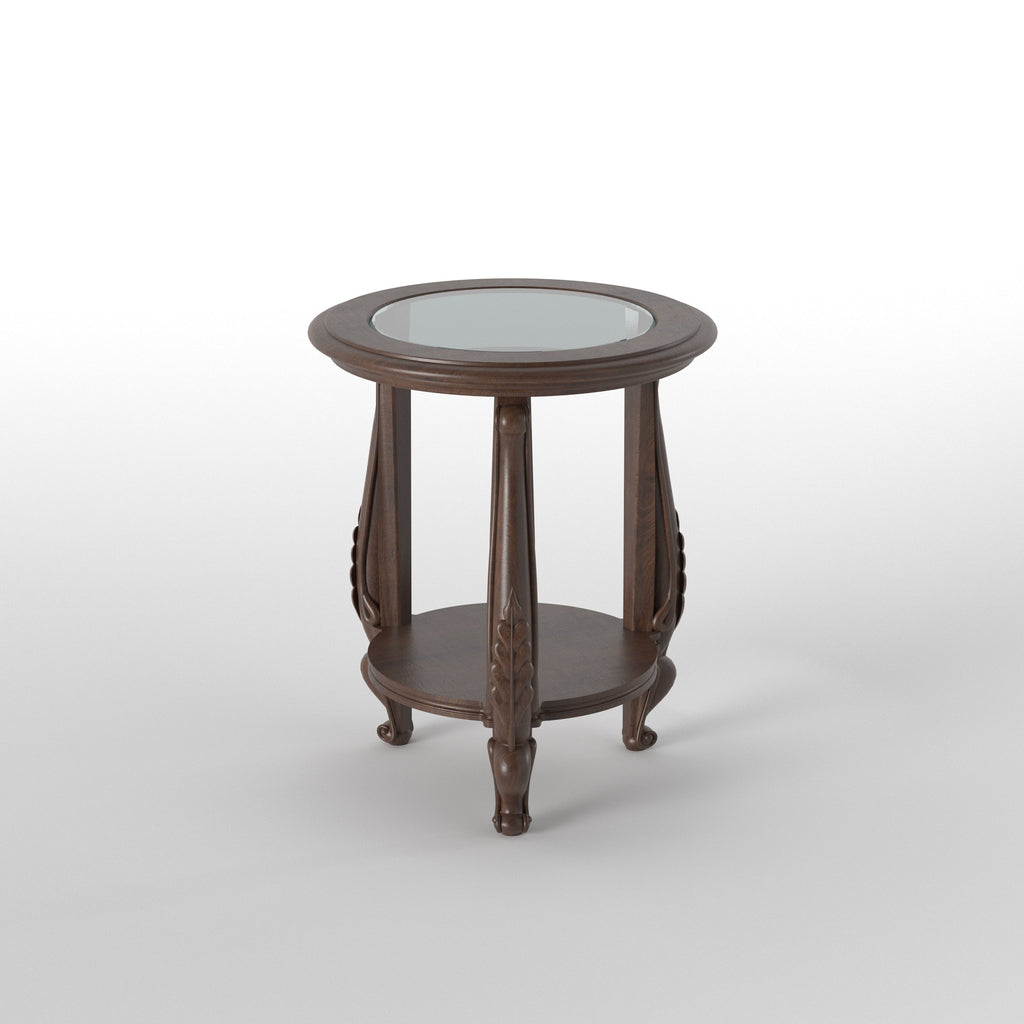 Celine Round Vintage Side Table — view 3