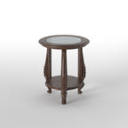 Celine Round Vintage Side Table — view 3