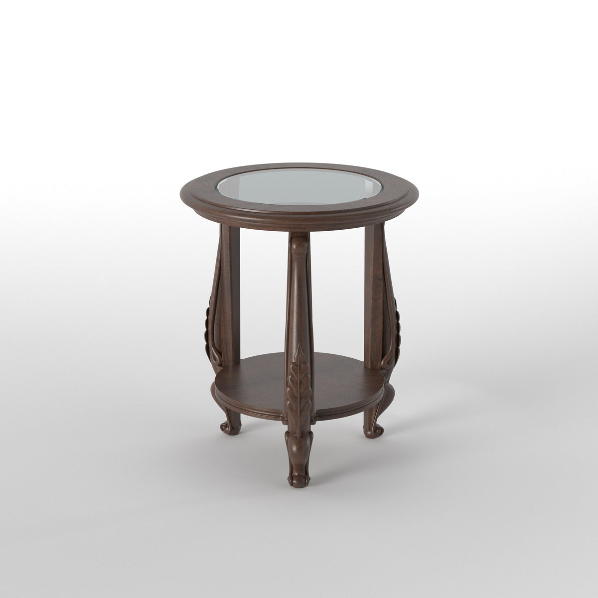 Celine Round Vintage Side Table — view 3