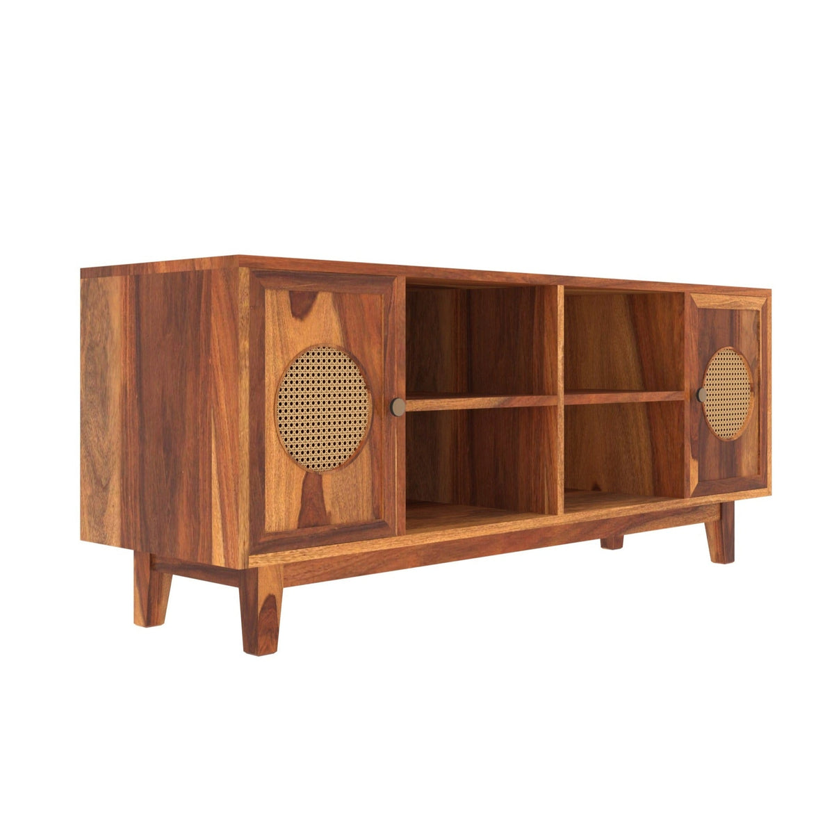 Seren Solid Wood TV Unit — view 3