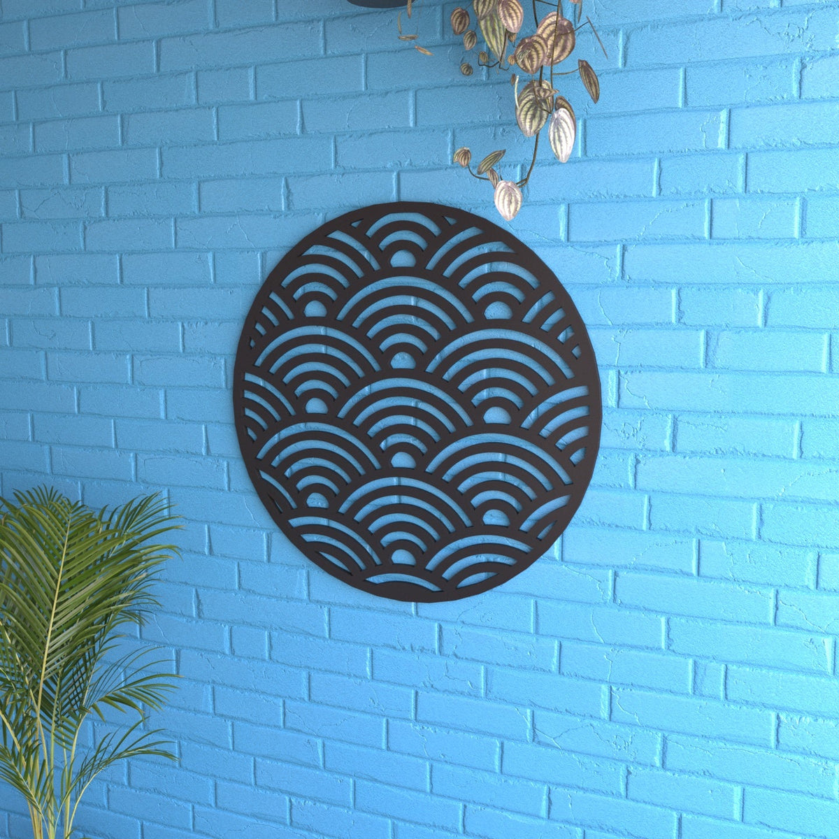 Isola Round Vintage Wall Panel — view 2