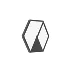 Aurelia Geometric Hexagonal Metal Wall Mirror — view 3