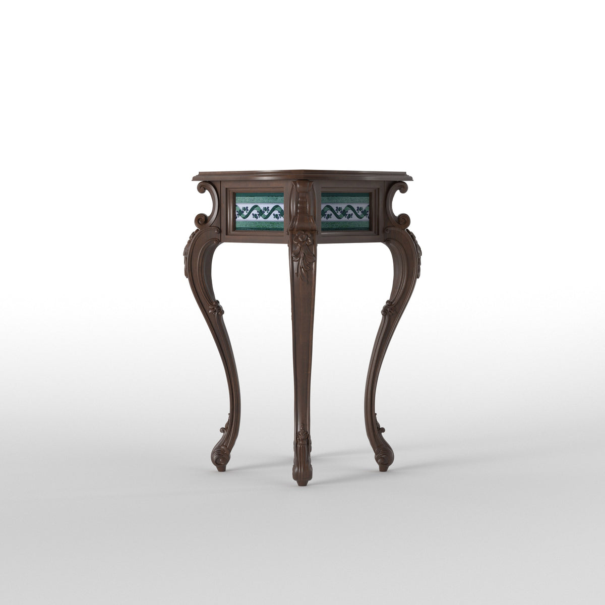 Calla Inlay Tiled Side Table — view 3