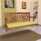 Odessa Floral Carved Hanging Swing — view 2