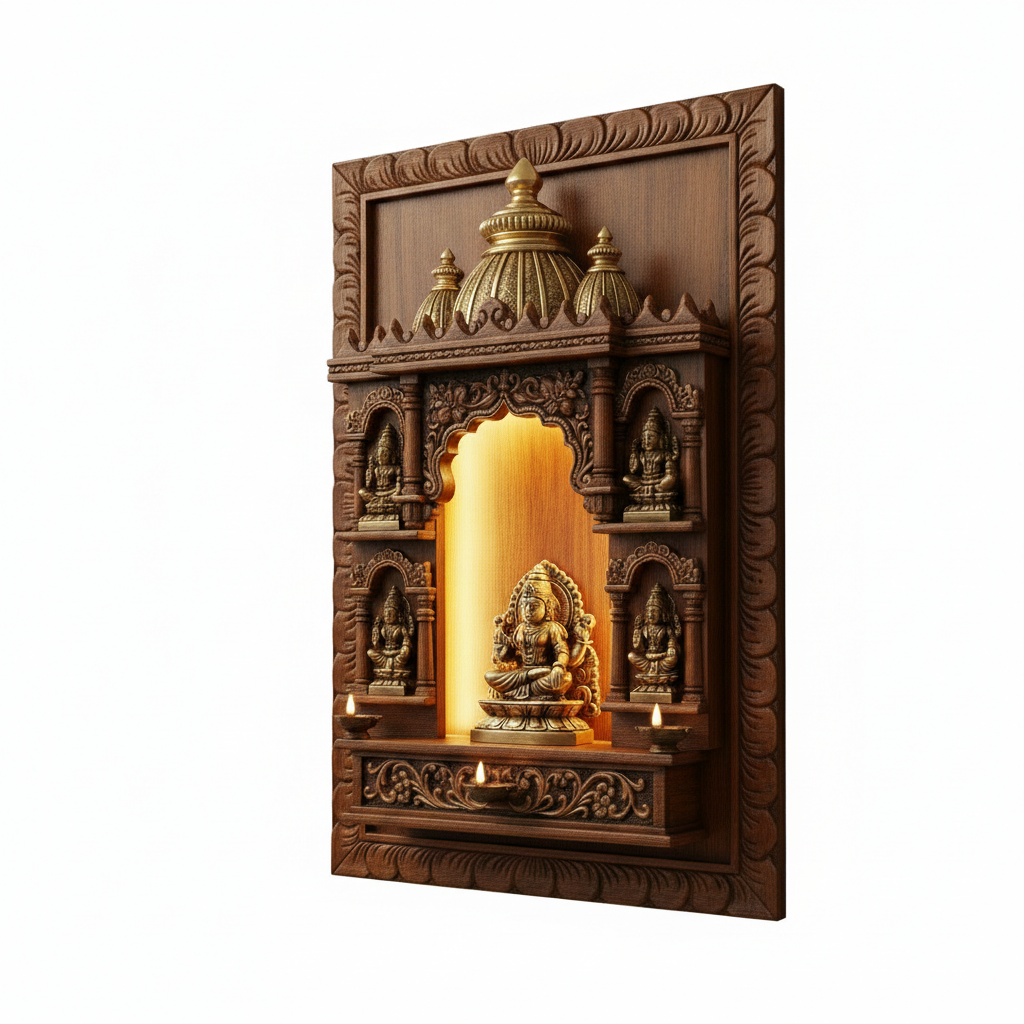 Elodie Solid Wood Home Temple — view 4