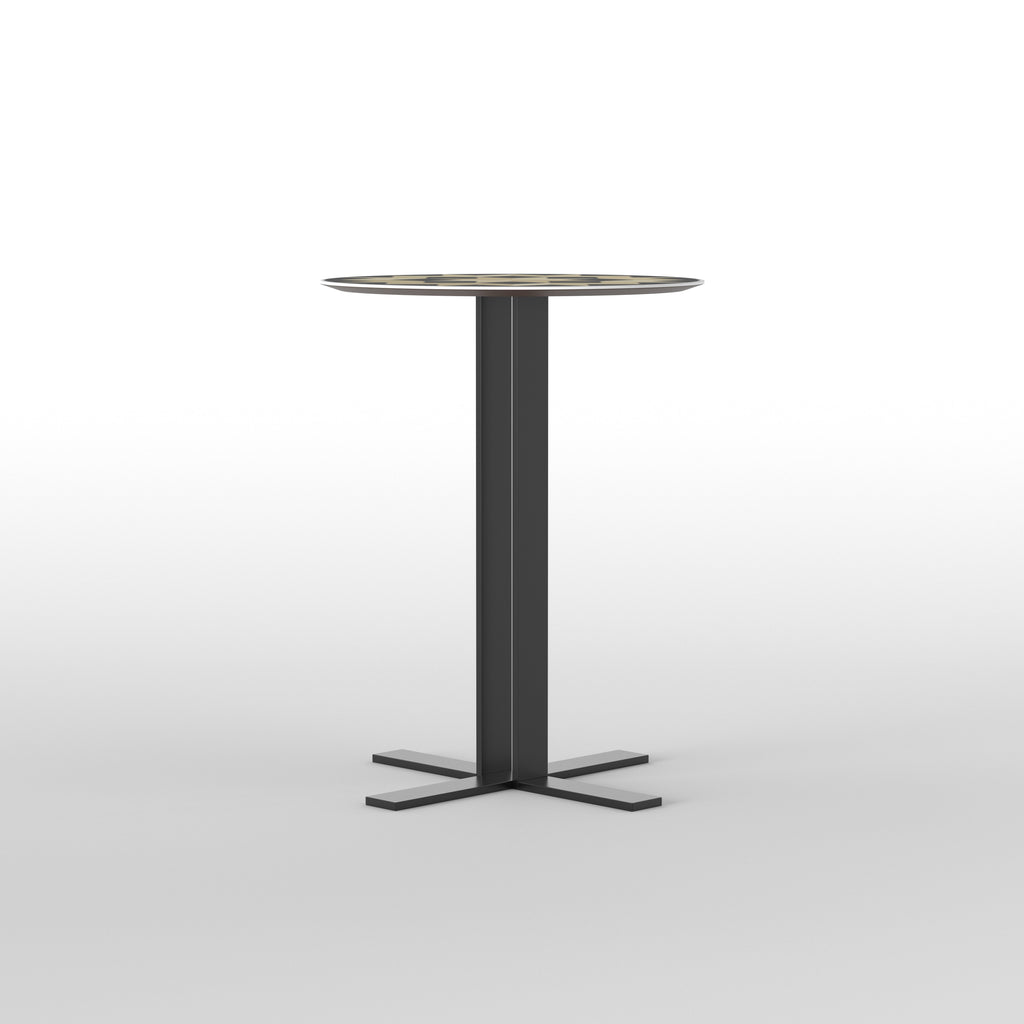 Elise Geometric Metal Side Table — view 3