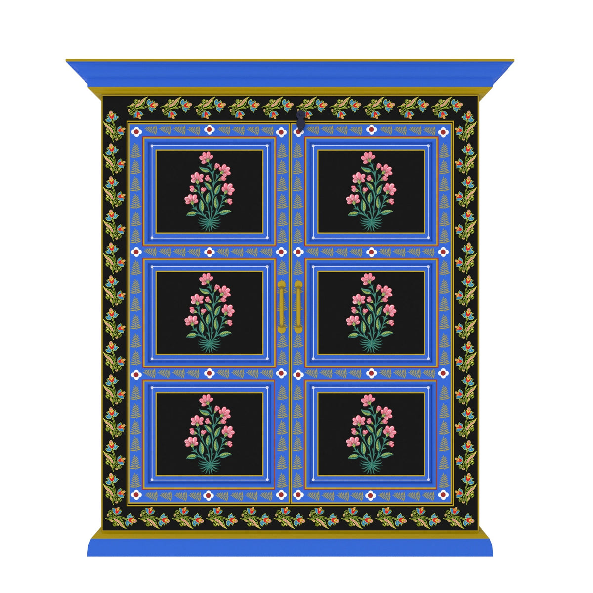 Fiora Blue Storage Cabinet — view 3